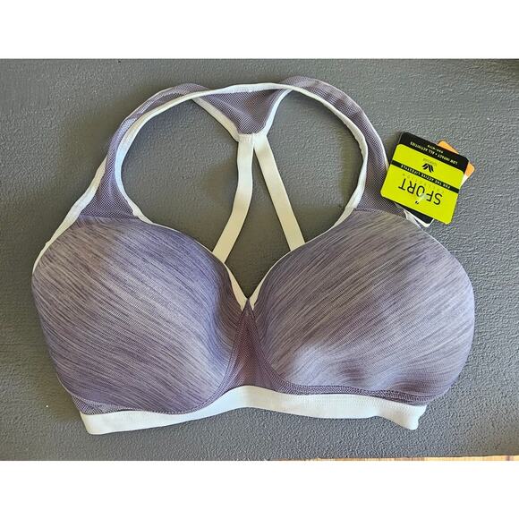 Wacoal Sport Adjustable Supportive T Back Bra, Sz 36DD, NWT, NEW - Picture 1 of 7
